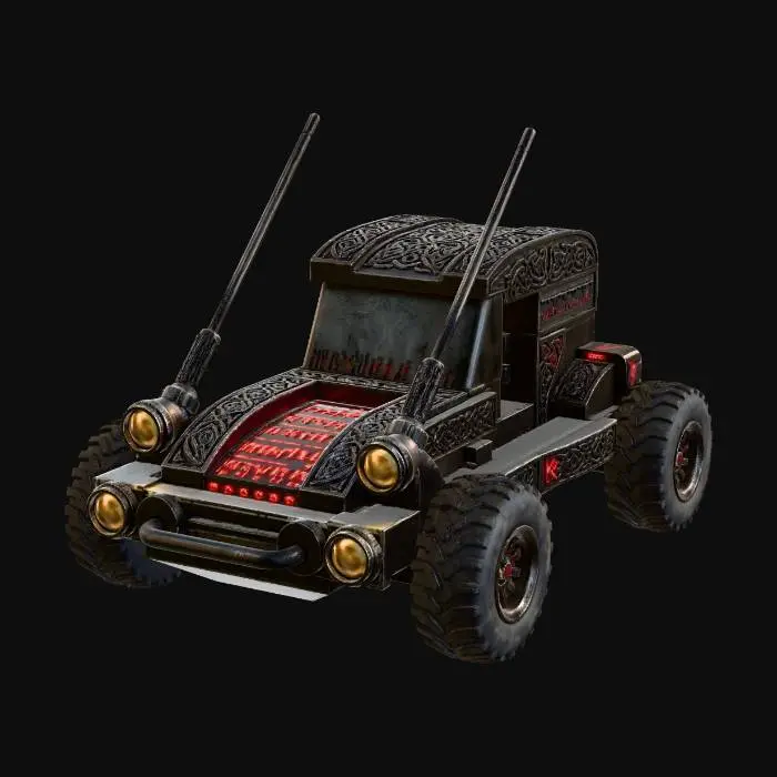 3D model for Runic War Wagon X