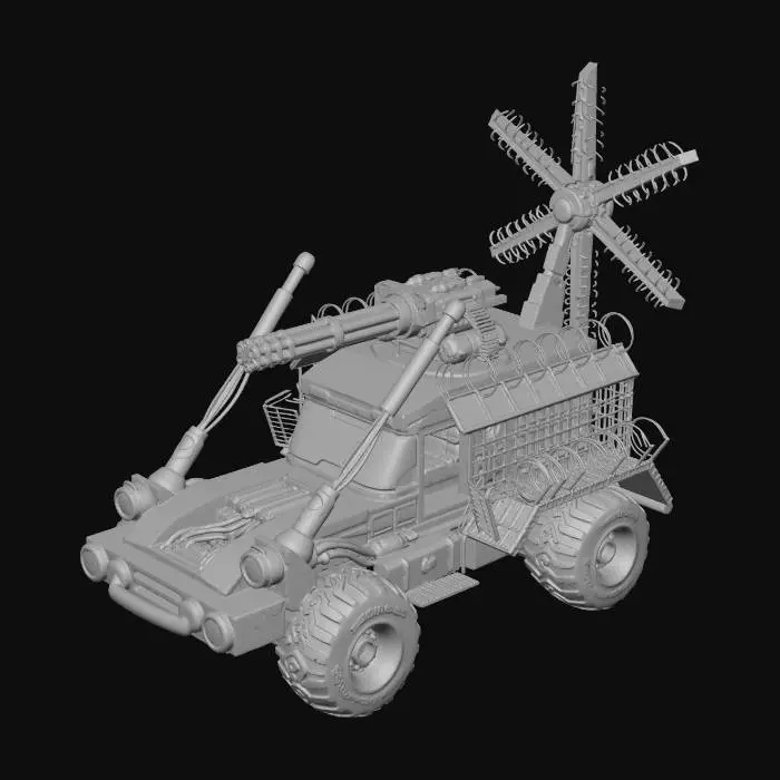 3D model for Camouflage War Rig X