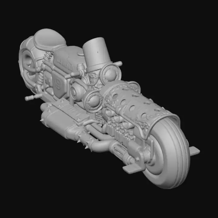 3D model for Crimson Engine Gun X