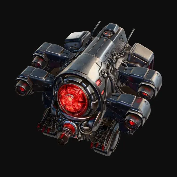 3D model for Scifi-Submarine-X