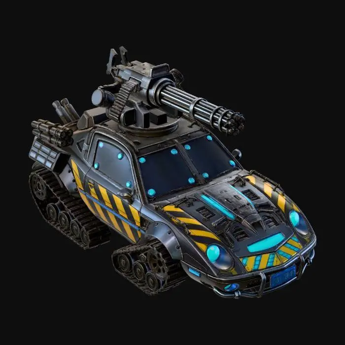 3D model for Gatling Warstrider X