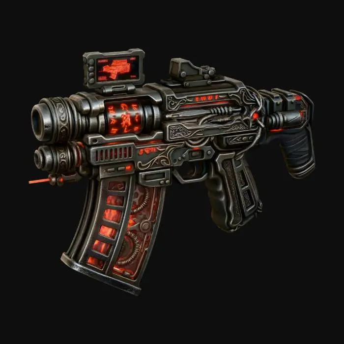 3D model for Crimson Runic Wargun X