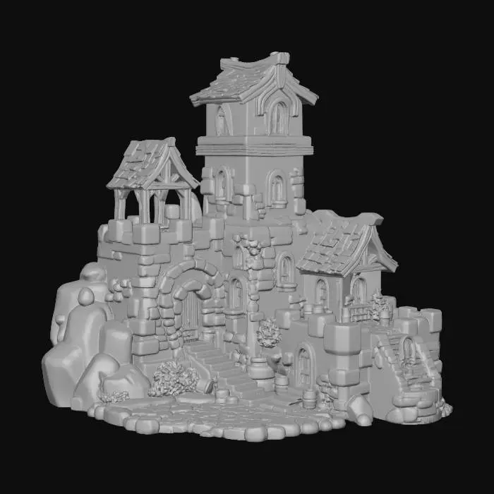 3D model for Snowspire Fortress X