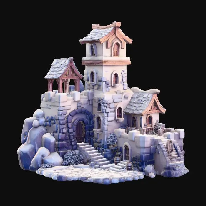 3D model for Snowspire Fortress X