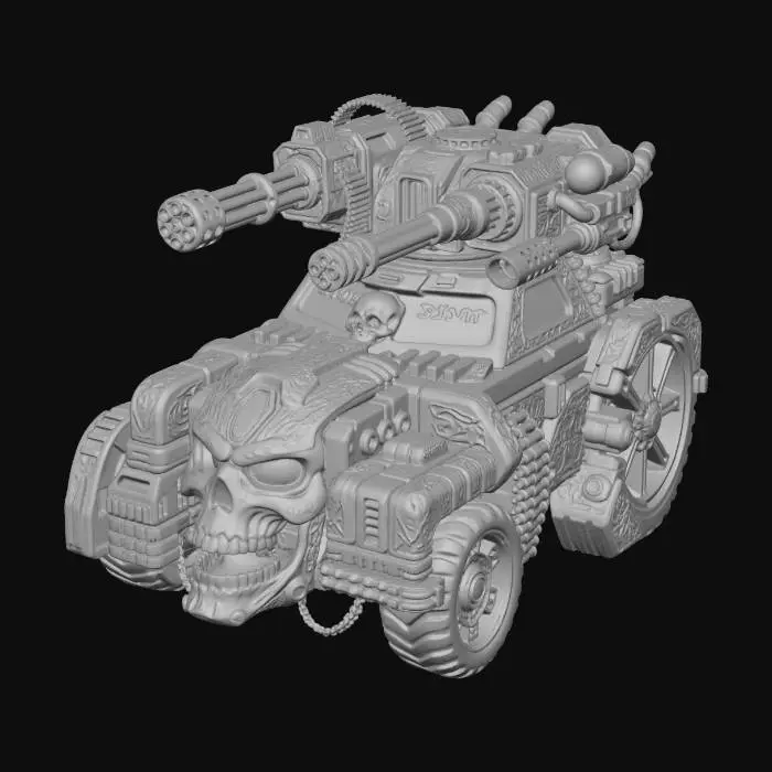 3D model for Neon Skull War Rig X