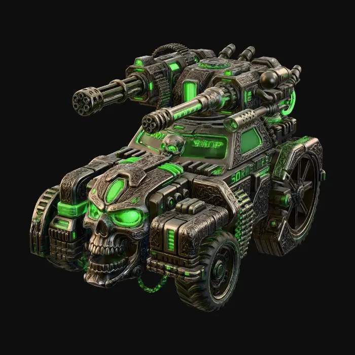 3D model for Neon Skull War Rig X