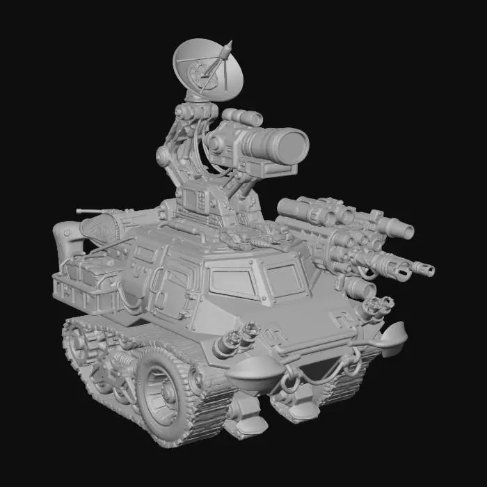 3D model for Neon Siege Tank X