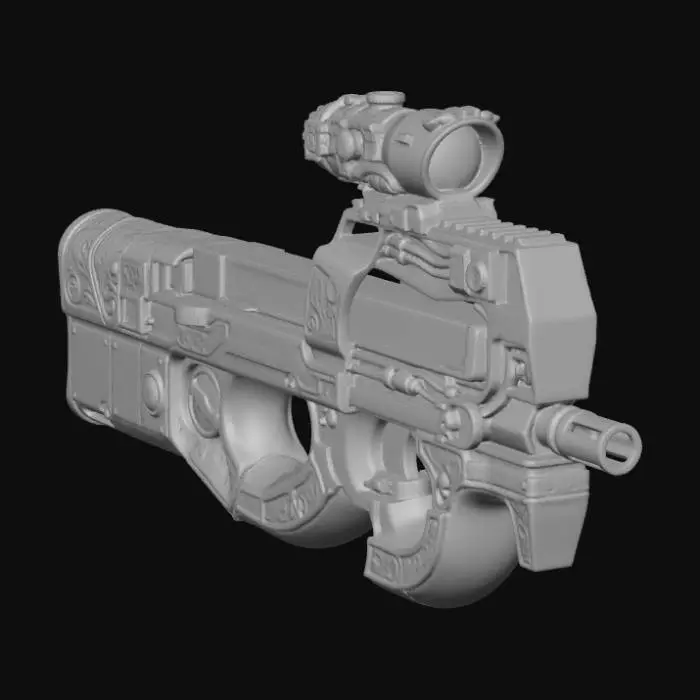 3D model for Gilded Lumen Sniper Rifle X