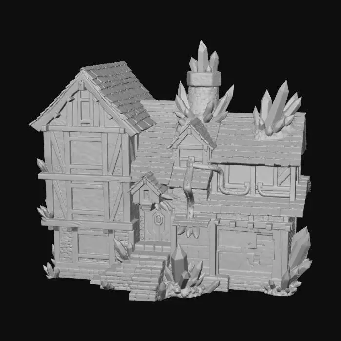3D model for Crystalhaven Cottage X