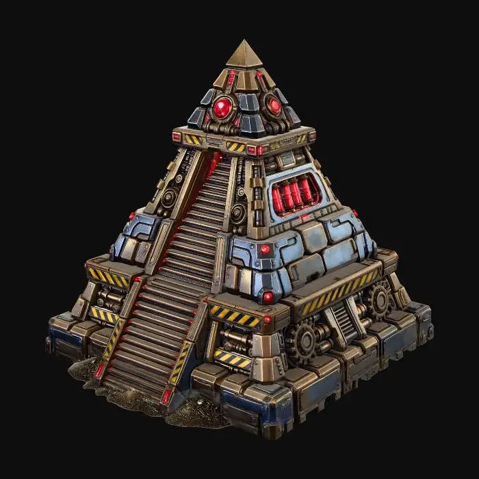 3D model for The Iron Pyramid XY
