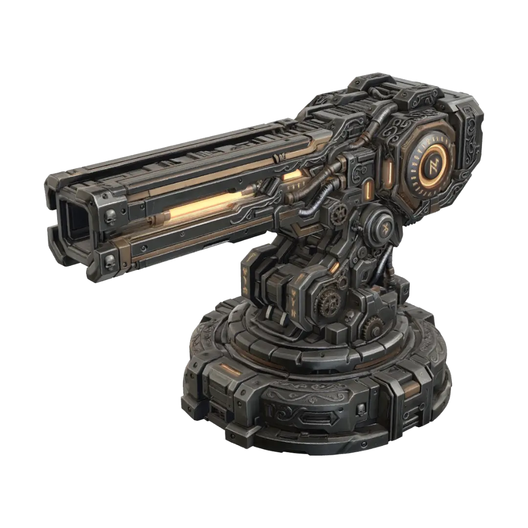 turm - 3drender 3D model, vytvořený pomocí AI
