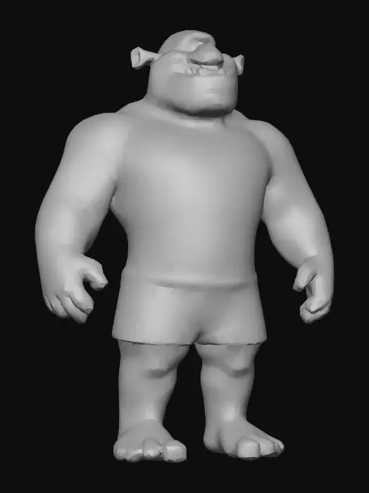 3D model for Ogre in Shorts