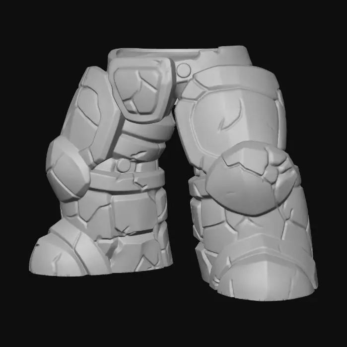 3D model for Stone Armor Legs