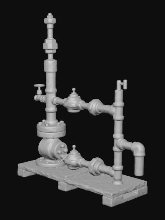 3D model for PetroLinked Pipeline Assembly