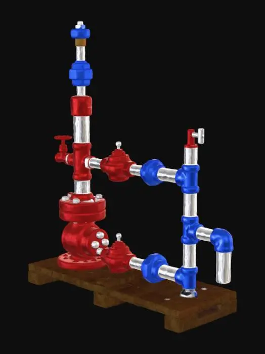 3D model for PetroLinked Pipeline Assembly