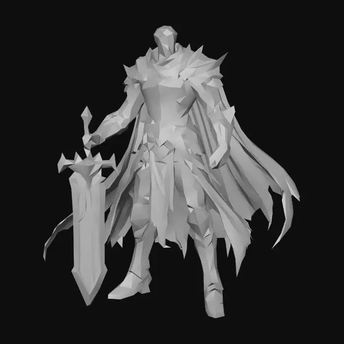 3D model for Crimson Doomblade Male