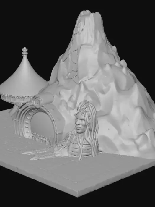 3D model for Volcanic SanctuaryPortal