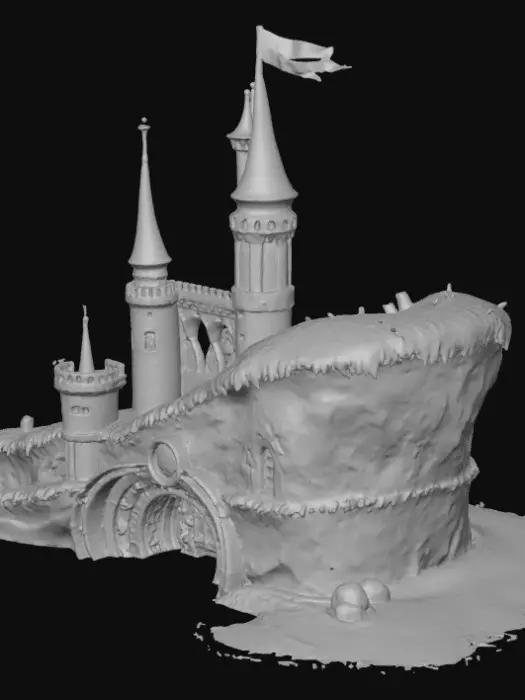 3D model for Castle in the Hill Portal