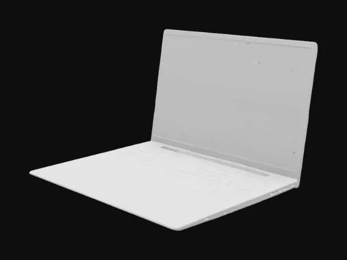 3D model for Laptop with Scenic Screen