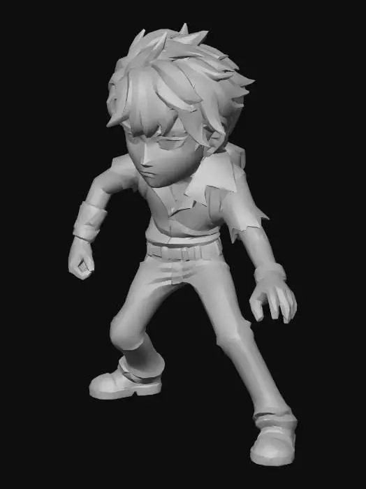3D model for Street Fighter Hero