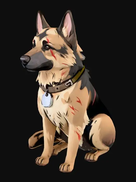 3D model for Warrior Shepherd