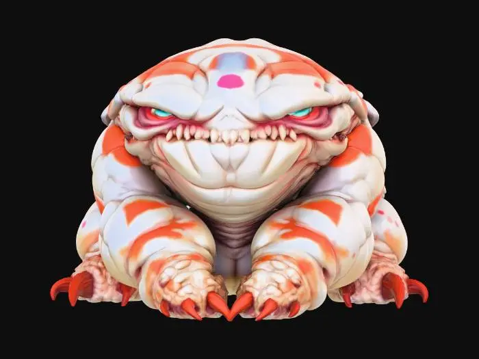3D model for Koi Beast