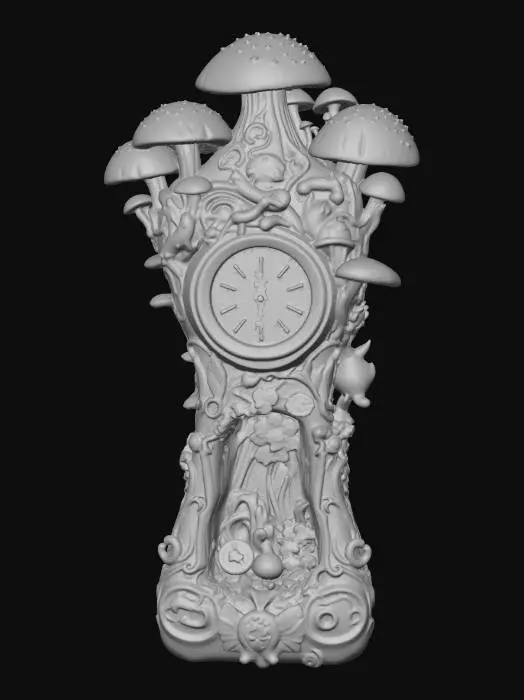3D model for Enchanted Mushroom Clock