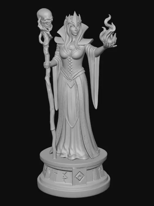 3D model for Sorceress of Shadows