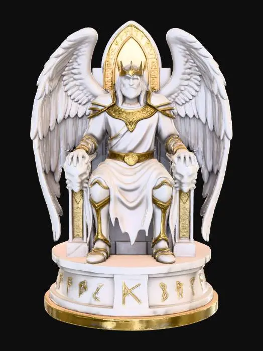 3D model for Winged Throne King