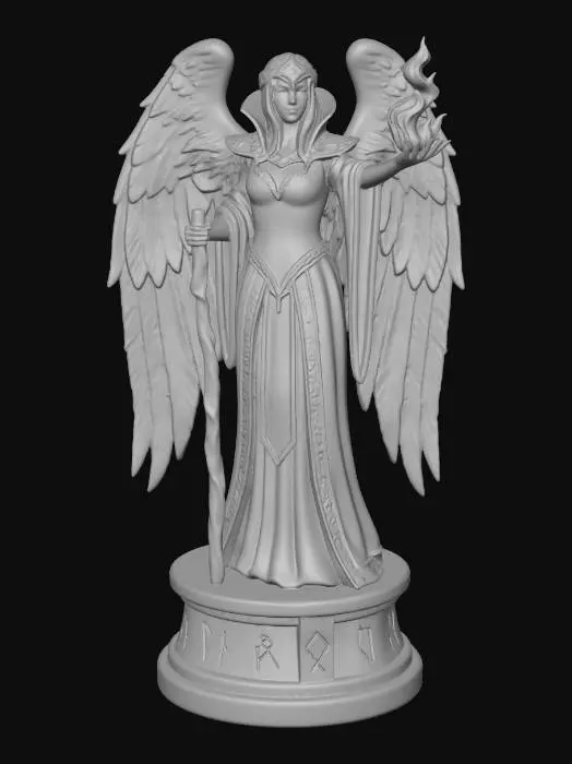 3D model for Celestial Guardian