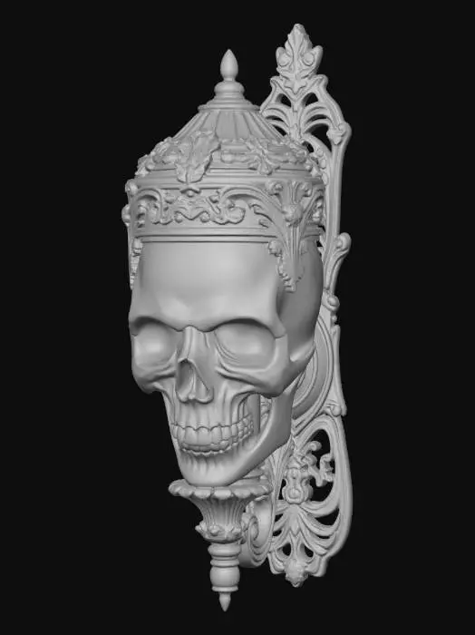 3D model for Emerald Skull Lantern