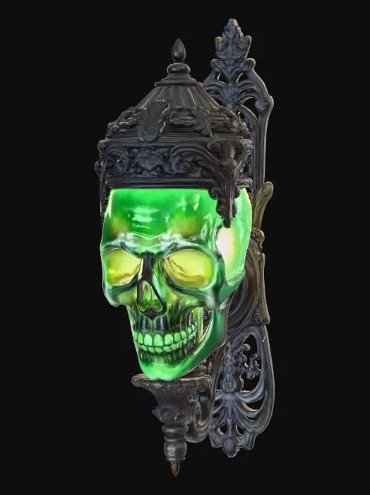 3D model for Emerald Skull Lantern