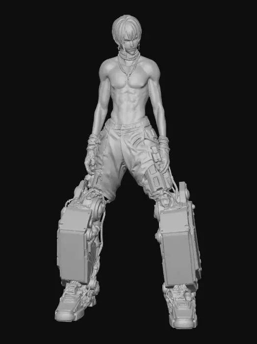 3D model for Cyber Samurai Transformation