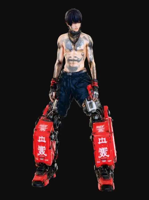 3D model for Cyber Samurai Transformation