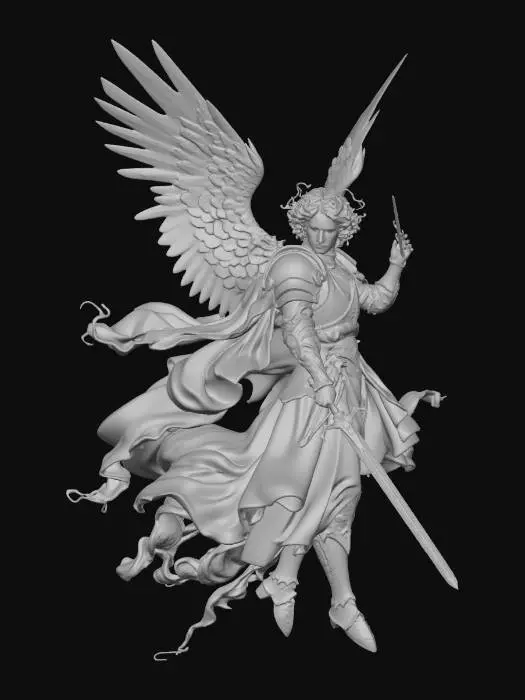 3D model for Celestial Guardian