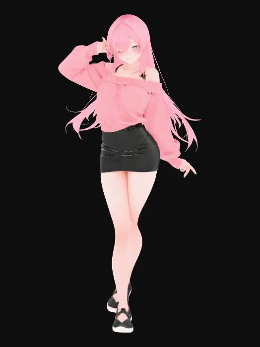 3D model for Pink Elegance