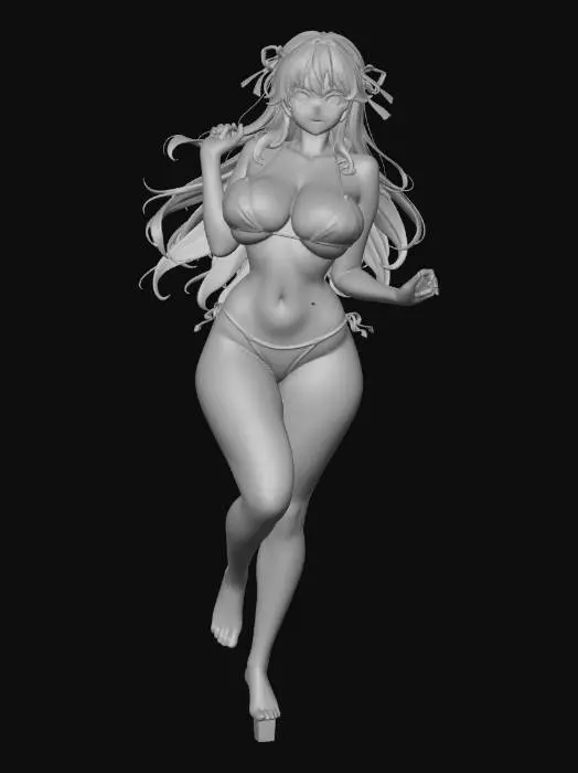 3D model for Beach Day Anime