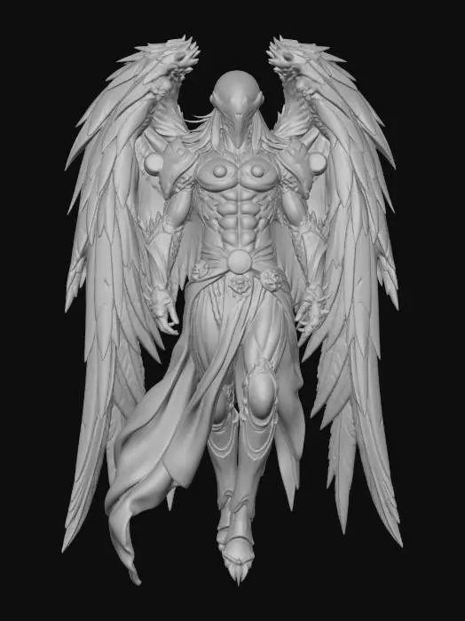 3D model for Celestial Guardian