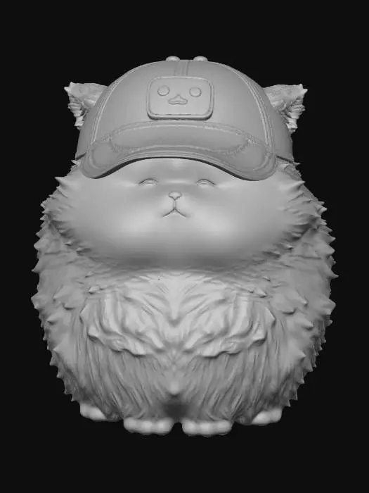 3D model for Adventurous Feline