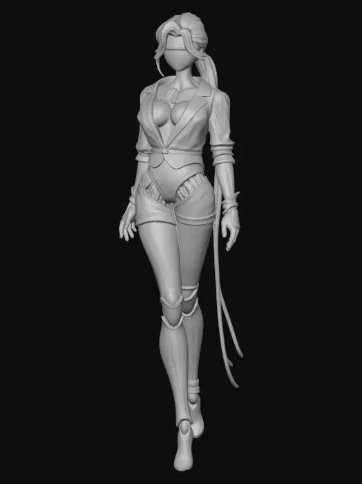3D model for Cyber Femme