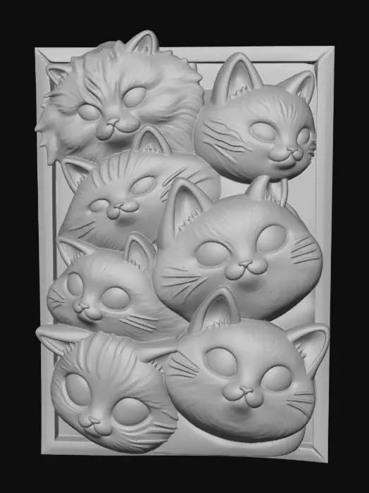 3D model for Cat Cluster