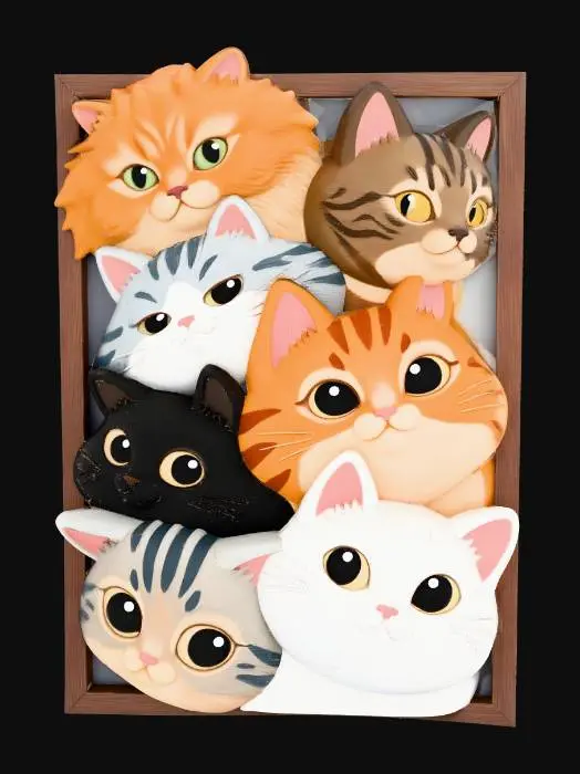 3D model for Cat Cluster