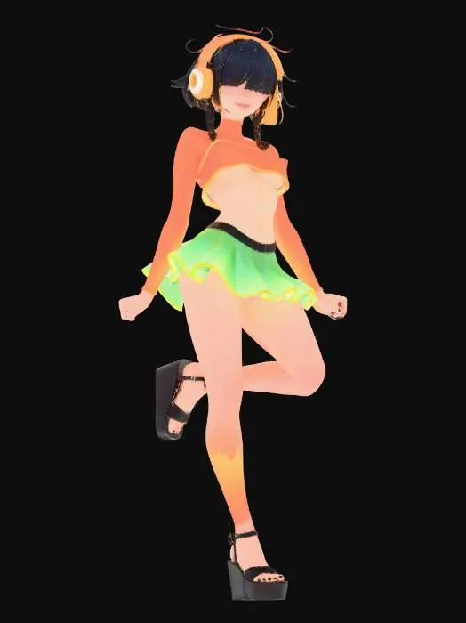 3D model for Beach Sunset Vibes