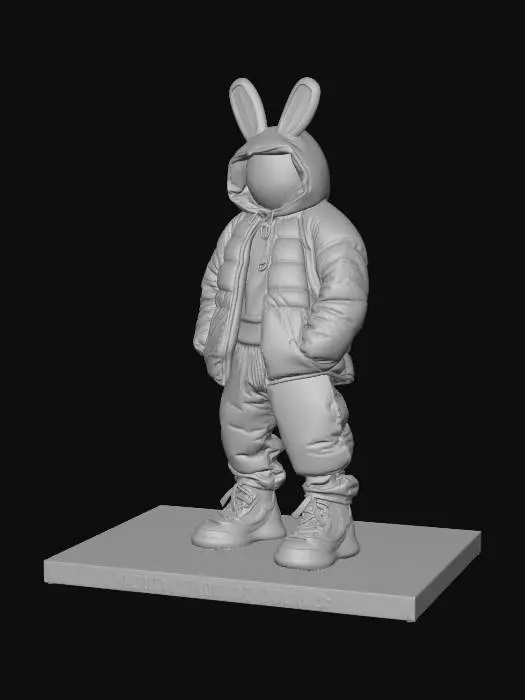 3D model for Graffiti Bunny Aesthetic