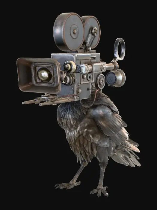 3D model for Cinematic Crow