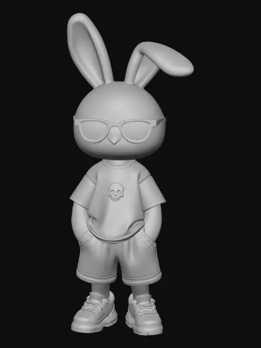 3D model for Cool Bunny Style