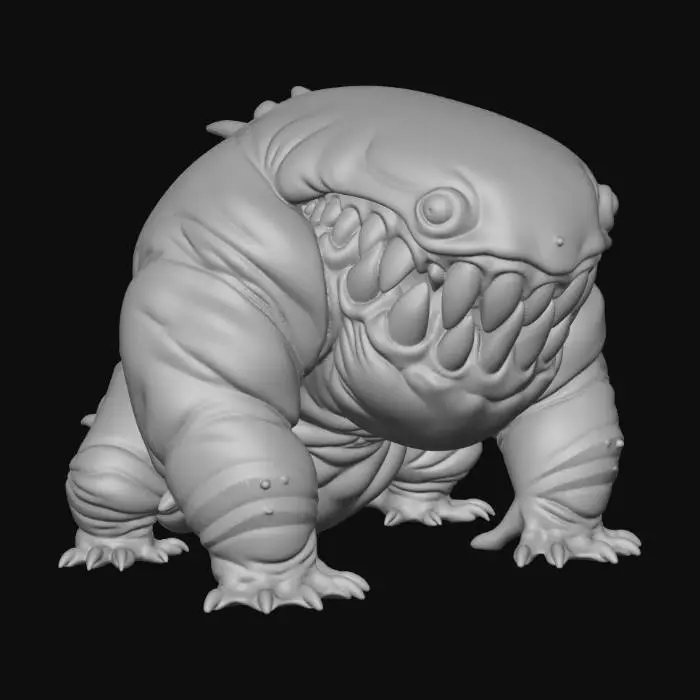 3D model for Toothy Creature