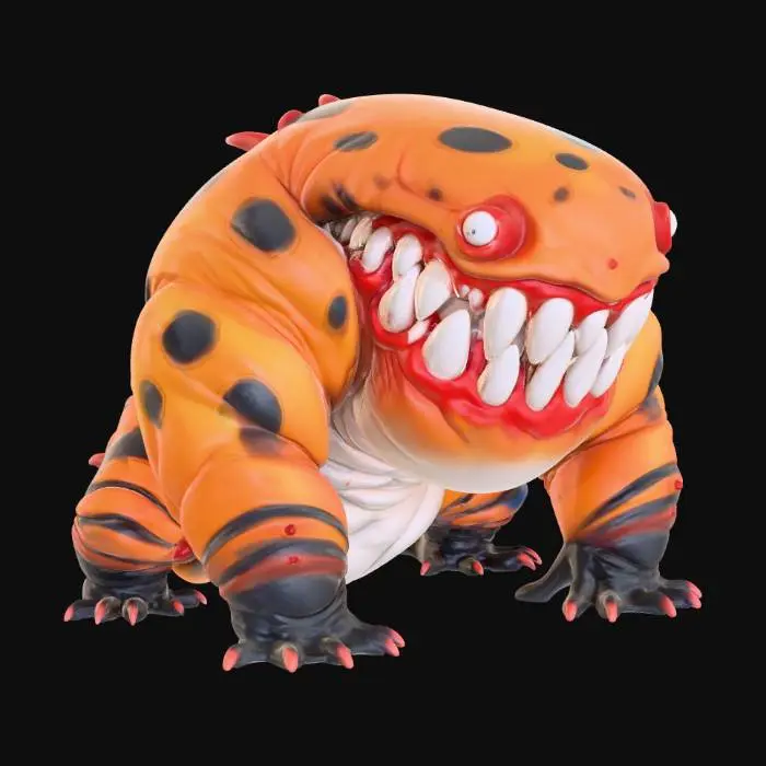 3D model for Toothy Creature