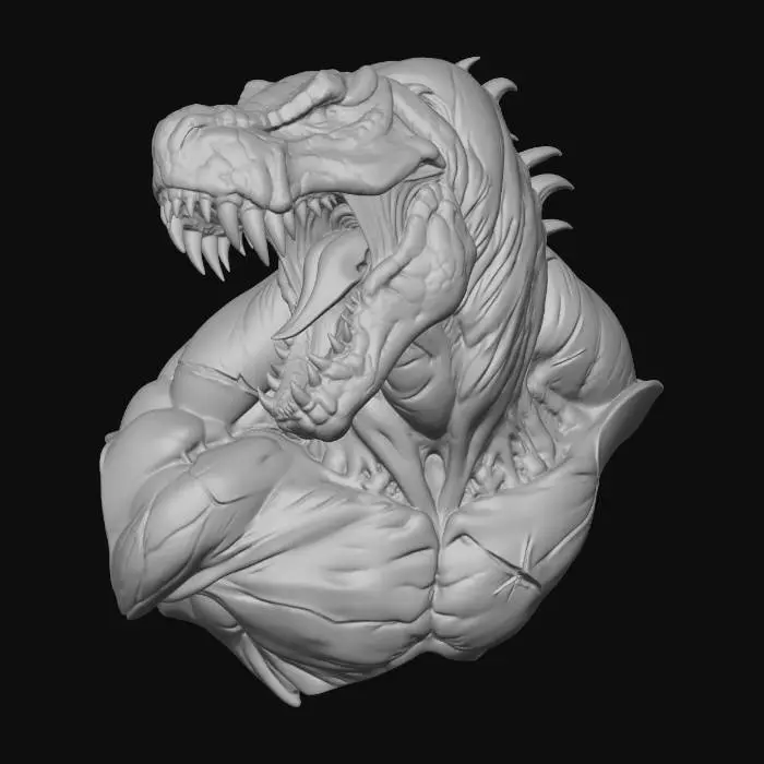 3D model for Azure Maw