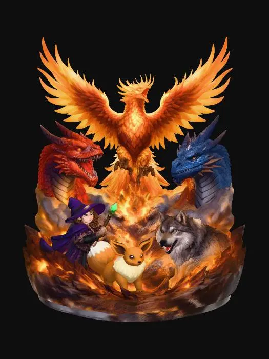 3D model for Flammengott